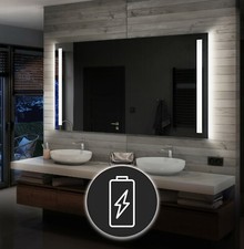 Specchio bagno illuminato con