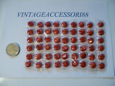 54 BOTTONI BOMBE' VERA MADREPERLA ROSSO CORALLO 11 MM LINEATO 18 SARTORIA ABITO