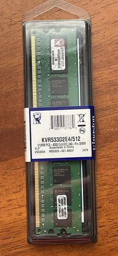 Kvr533d2e4 512 kingston - kingston, 512mb