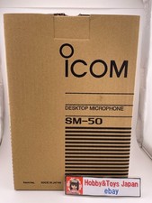 Microfono dinamico con supporto da tavolo ICOM SM-50 con interruttore...