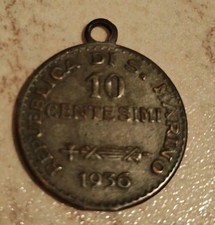 Moneta medaglia 10 Centesimi San Marino 1936