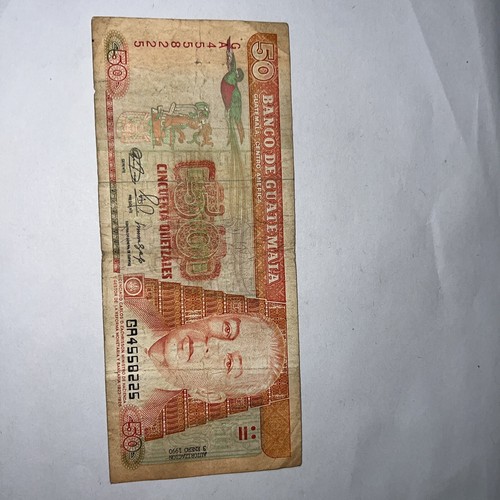 Banconota guatemala - guatemala, 50