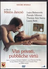 VIZI PRIVATI, PUBBLICHE VIRTU' Dvd ::: COME NUOVO::: 1^ Ed. NUMBER ONE Video