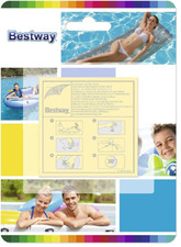 KIT 10 PZ TOPPE PER RIPARAZIONE PISCINA RIPARA GOMMONI CANOTTI GONFIABILI 62068