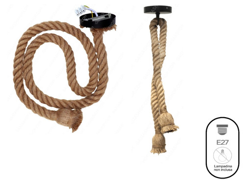 Portalampada canapa lampadario - canapa,