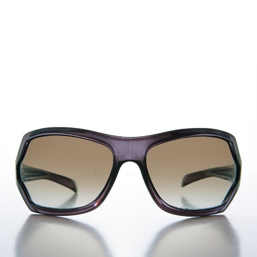Gray 90s mod curved - curved, sleek