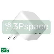 Alimentatore 35W Caricabatterie per iPhone/Samsung/Macbook Air doppio Type-C