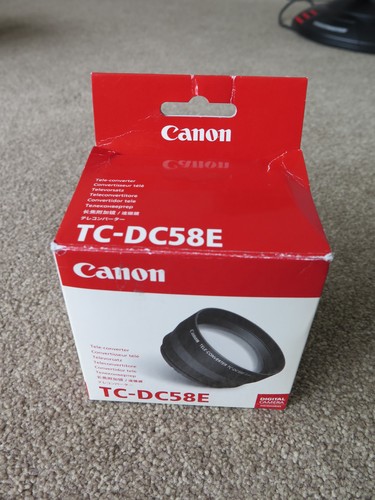 Canon teleconverter dc58e - teleconverter, tc-dc58e