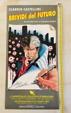 DYLAN DOG NATHAN NEVER SU LOCANDINA BRIVIDI DAL FUTURO DEL 1993 CM 30x60