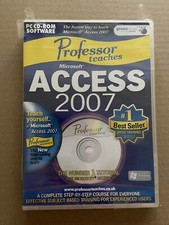 Professor Teaches Microsoft Access 2007 [NUOVO/SIGILLATO] - CD-ROM PC