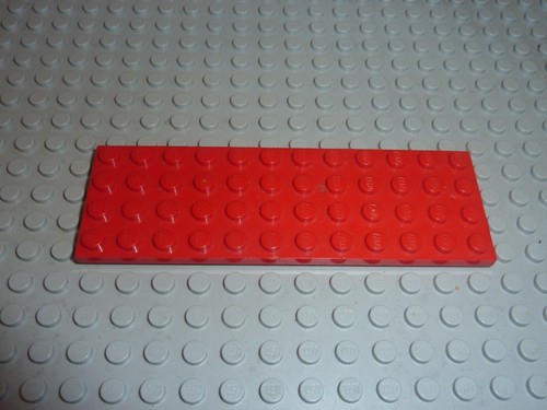 Lego plate 12 red - lego,