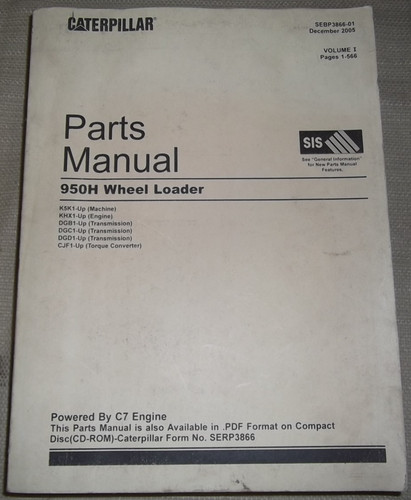 Cat caterpillar 950h manuale - cat,