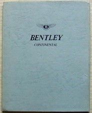 Pacchetto letteratura vendita auto Bentley Continental S3 1965 HJ Mulliner PARK WARD