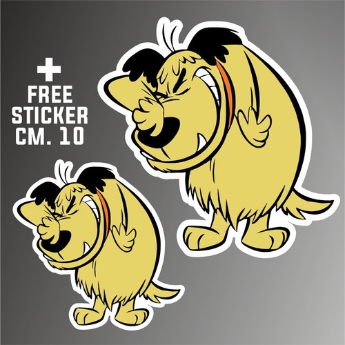 Adesivo muttley wacky races - adesivo,