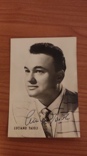 Luciano tajoli cartolina - luciano,