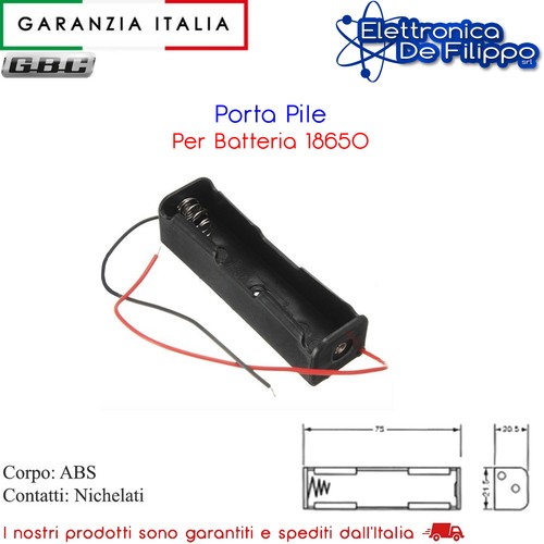 Porta pile per batteria - 1,