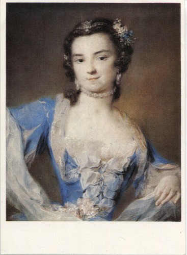 Alte kunstpostkarte rosalba - kunstpostkarte,