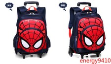 Zaino Trolley Borsa Spiderman Ragazzi BambiniRolling Valigia Bagagli Regali Cartoni Animati