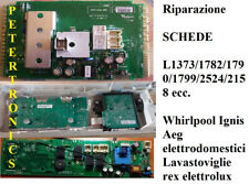 Riparazione scheda LAVATRICE / LAVASTOVIGLIE ELECTROLUX, REX e varie marche