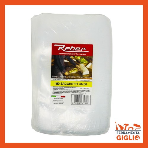 100 sacchetti sottovuoto per