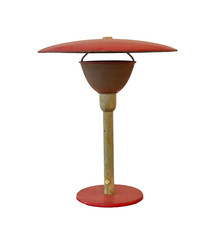 seltene grosse Vintage Tischleuchte Lampe 1950er Jahre rare 50s Metal Table Lamp