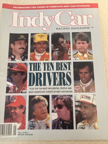 Indy car racing magazine - car,