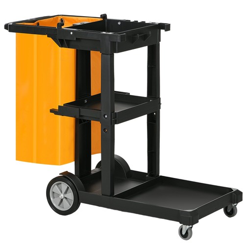 Carrello pulizie ripiani - carrello,