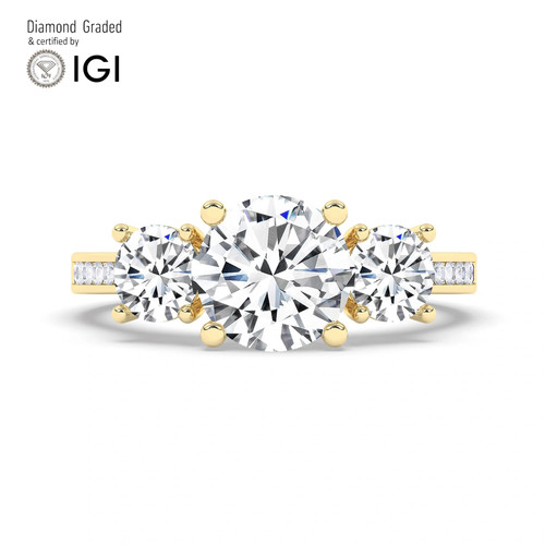 Anello trilogy diamante - anello,