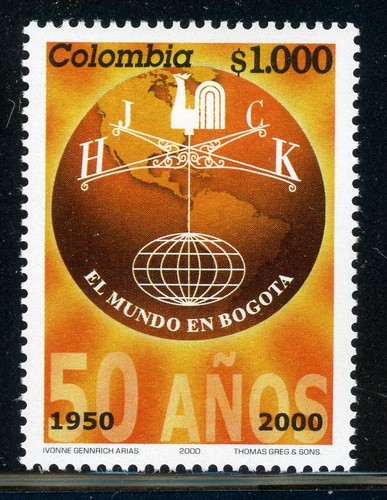 Colombia mnh scott 1172 - mnh:, #1172