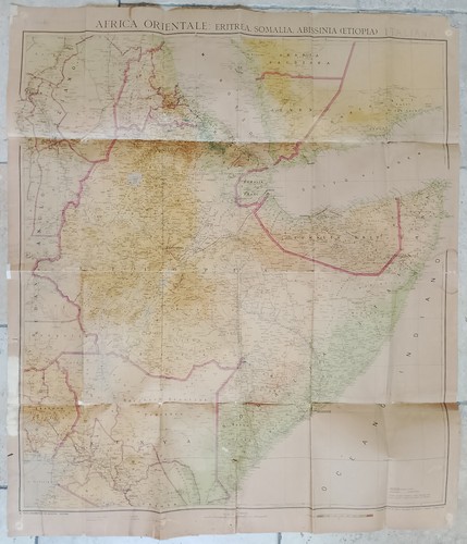 Carta geografica africa - carta,