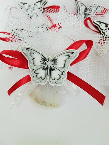 Farfalle legno strass - farfalle, in