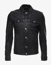 Men's Black Motorcycle Biker