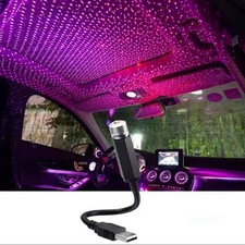 Luci a LED per Interni Auto Luce per Tetto Auto USB Auto LED Atmosfera 2 Colori