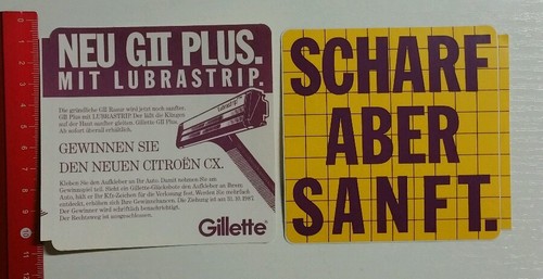 Adesivo sticker gilette - adesivo/sticker:,