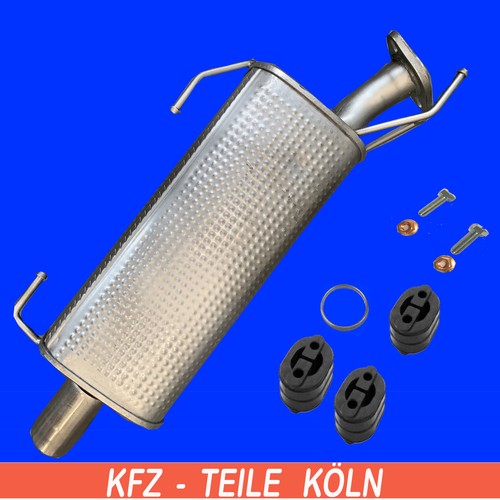 Silenziatore terminale con kit - con,