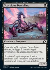 MTG SERRATED SCORPION FOIL EXC - SCORPIONE DENTELLATO - IKO - MAGIC