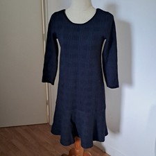 Robe d'hiver bleu marine