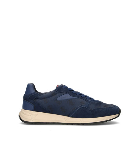 Guess sneakers uomo blu pelle - guess,