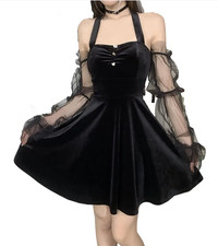 Mini abito donna gotico