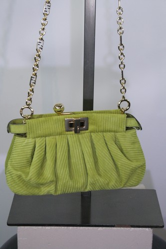 Pochette fendi scamosciata - pochette,