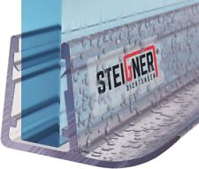 STEIGNER Guarnizione Doccia Spessore Vetro 6/7/8 MM, Dritto PVC UK14