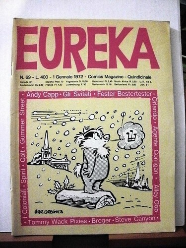 Rivista fumetti eureka 69 - rivista,