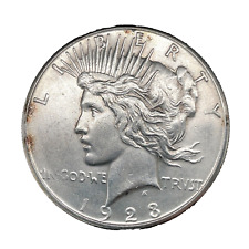 1923-S Peace Dollar VAM-1EZ doppio scontro punte spalla d'aquila $1 moneta USA #54