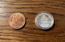 LOTTO VATICANO 10 EURO 2020 RAME+ 500 LIRE 1984 ARGENTO