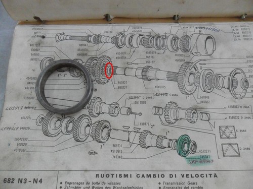 Distanziale ruotismi cambio - distanziale,