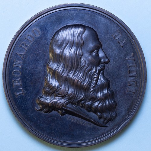 Leonardo vinci medaglia - da,