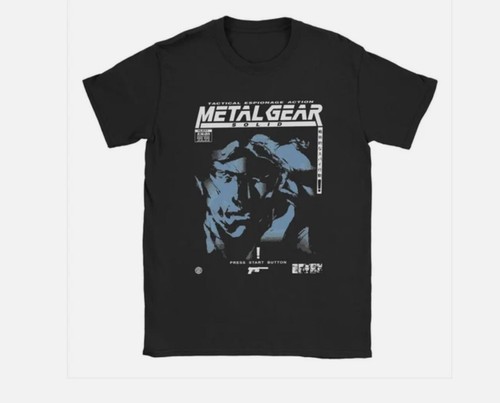 Shirt uomo metal gear tinta - t-shirt,