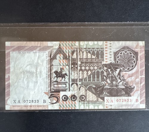 000 mila 5000 lire - mila,