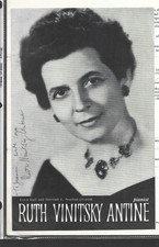 Hand Signed program by pianist