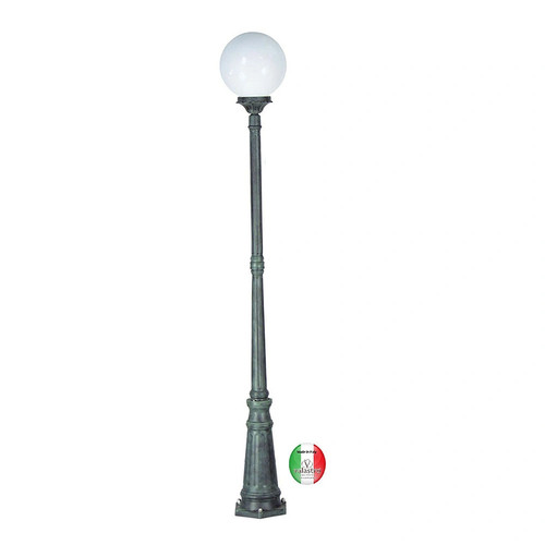 Lampione alluminio h214mm - alluminio,